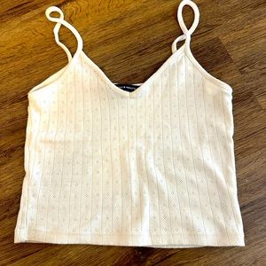 Cream color Brandy Melville top